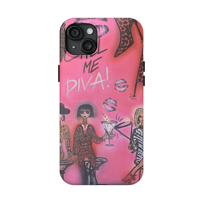 "party diva" airbrush iPhone case