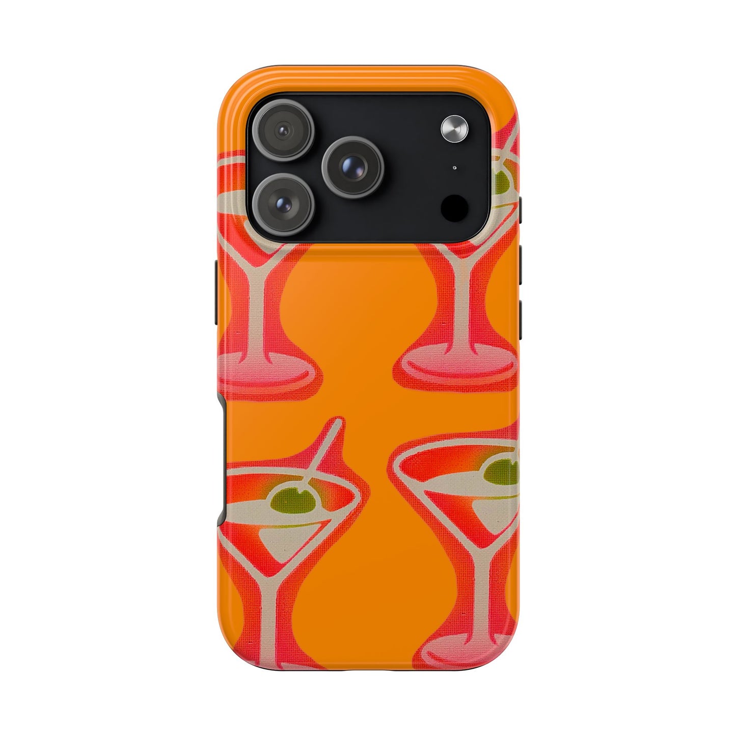 "shaken, not stirred” airbrush iPhone case