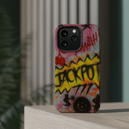MagSafe "JACKPOT!" airbrush iPhone case