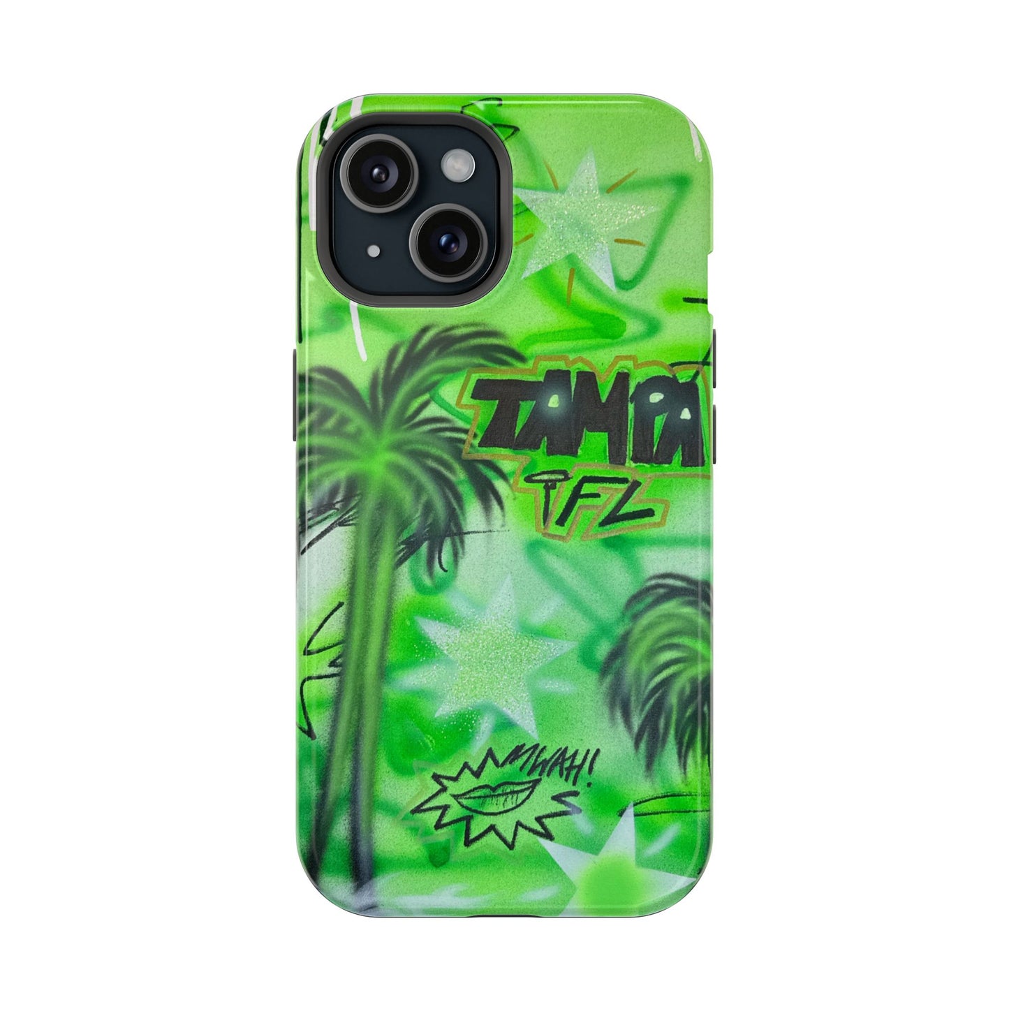 MagSafe "tampa, fl" airbrush iPhone case