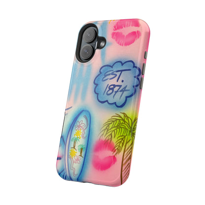 MagSafe "in the wave" airbrush iPhone case