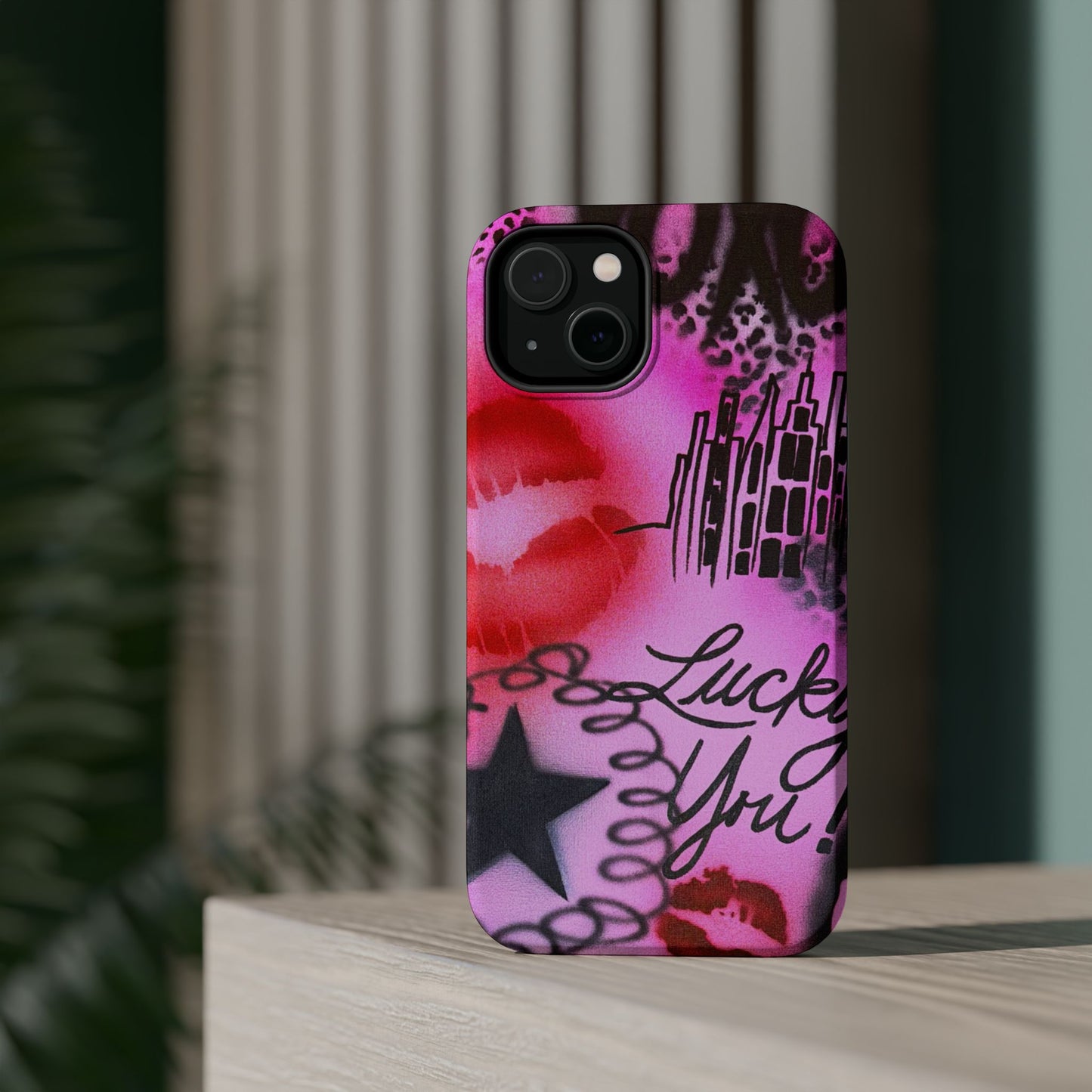 MagSafe "ulterior motive" airbrush iPhone case