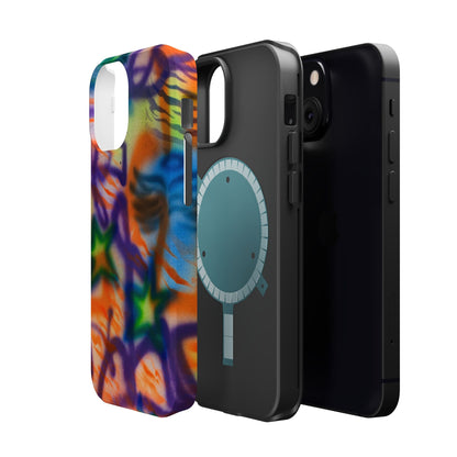 MagSafe "streetwear angel" airbrush iPhone case