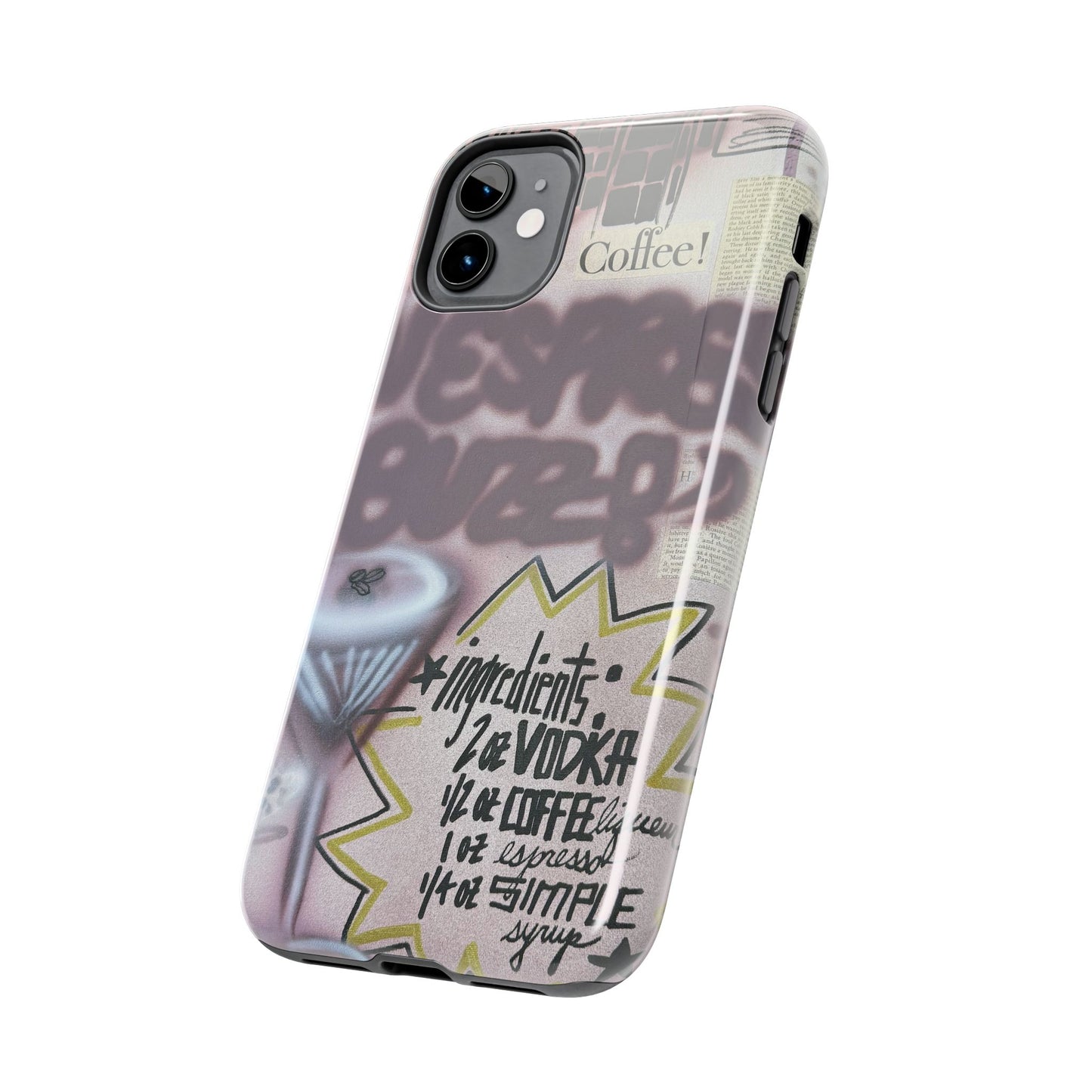 "espresso martini" airbrush iPhone case