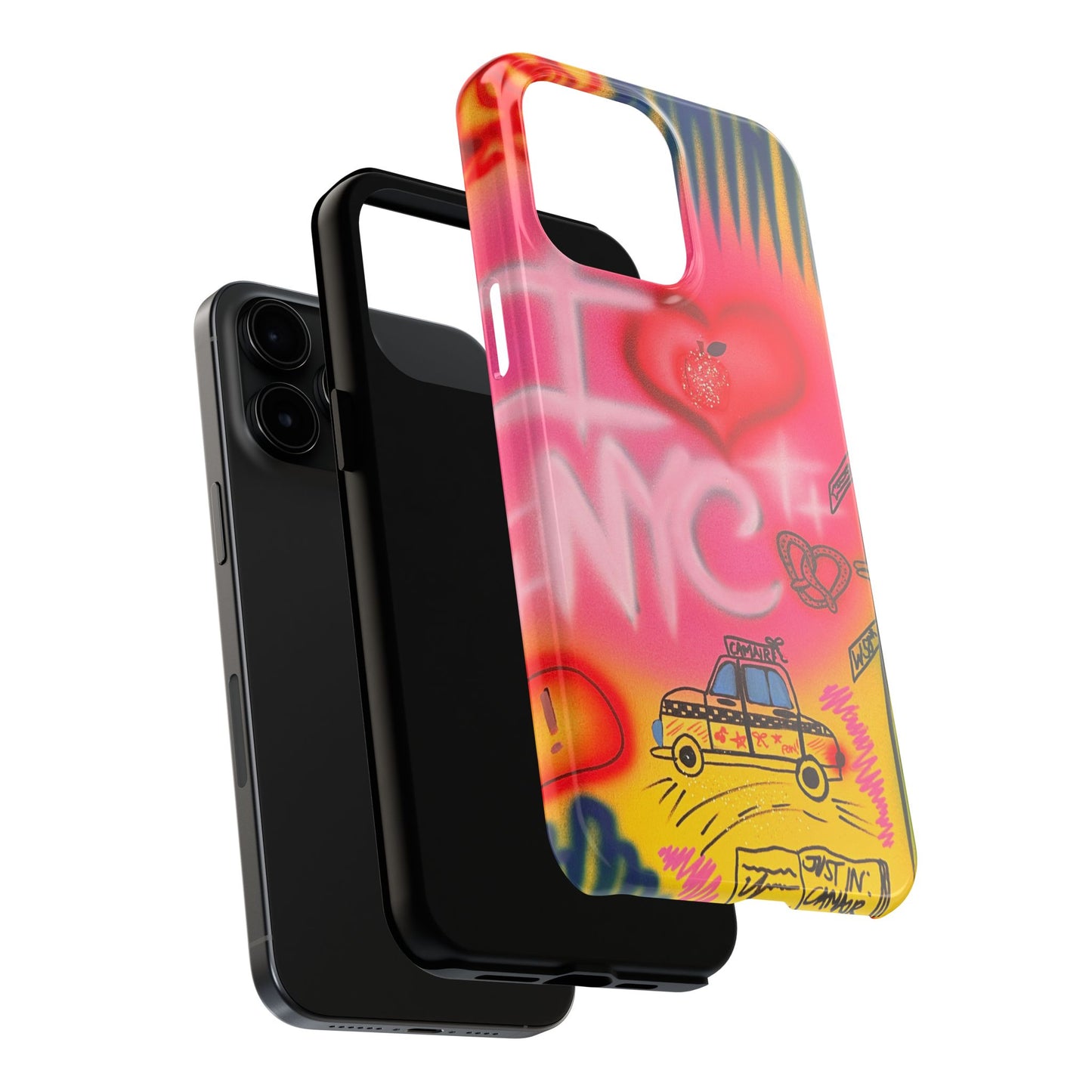 "in the city" airbrush iPhone case