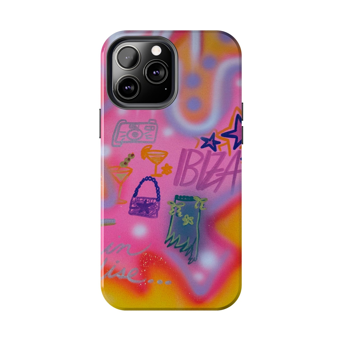 "ibiza" airbrush iPhone case