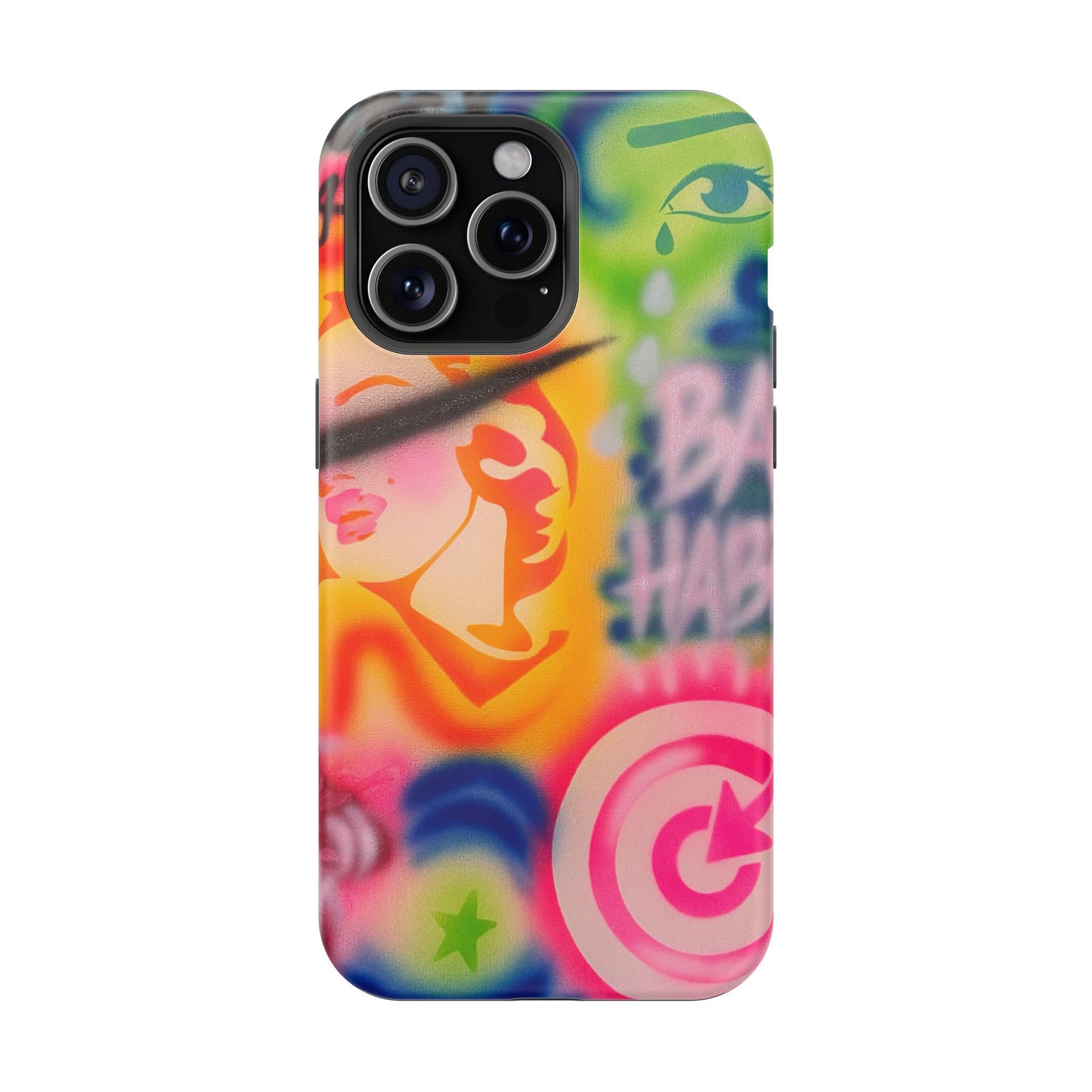 MagSafe „schlechte Angewohnheiten“ Airbrush iPhone Hülle