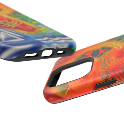 MagSafe "tipsy lobster" airbrush iPhone case