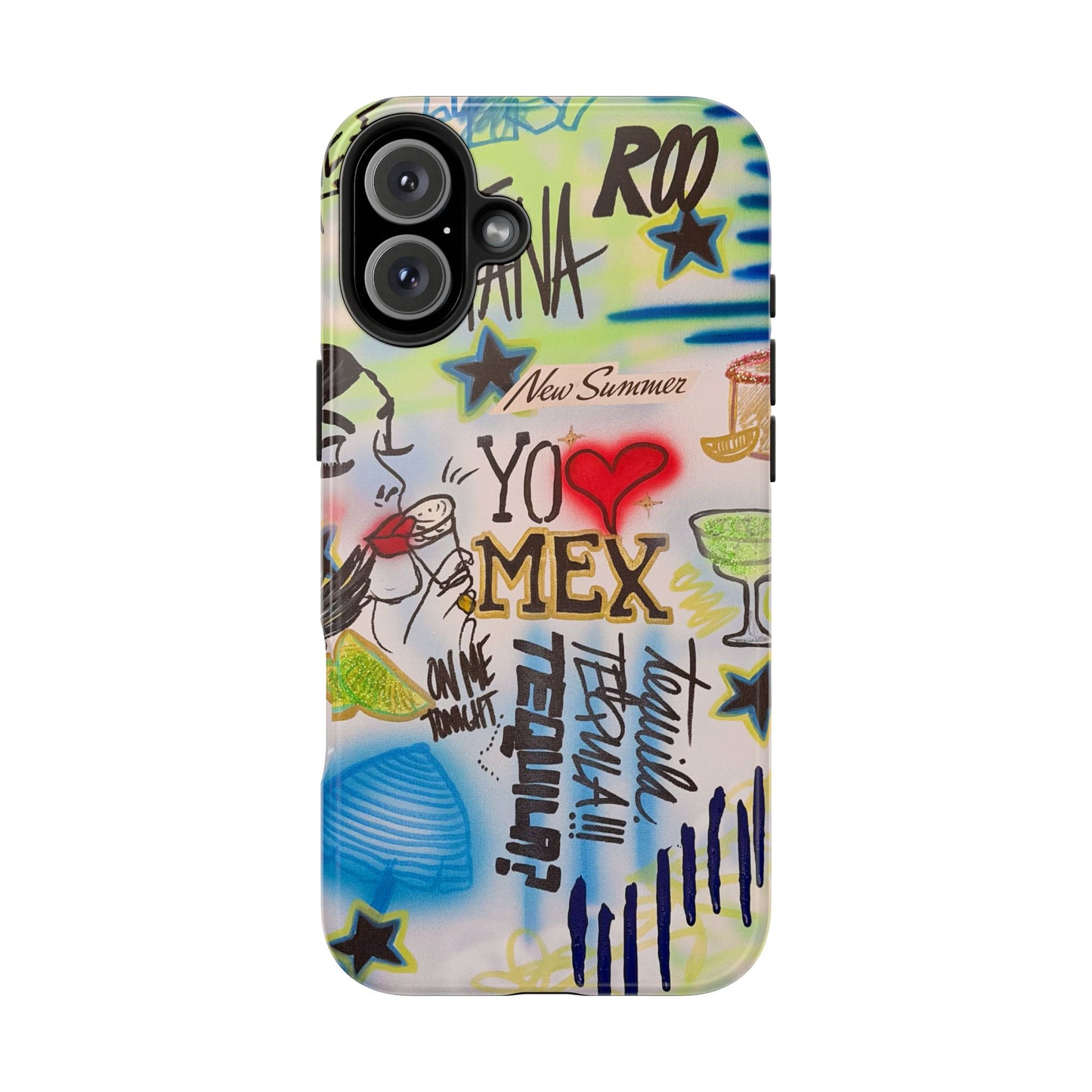 "salted lime" airbrush iPhone case