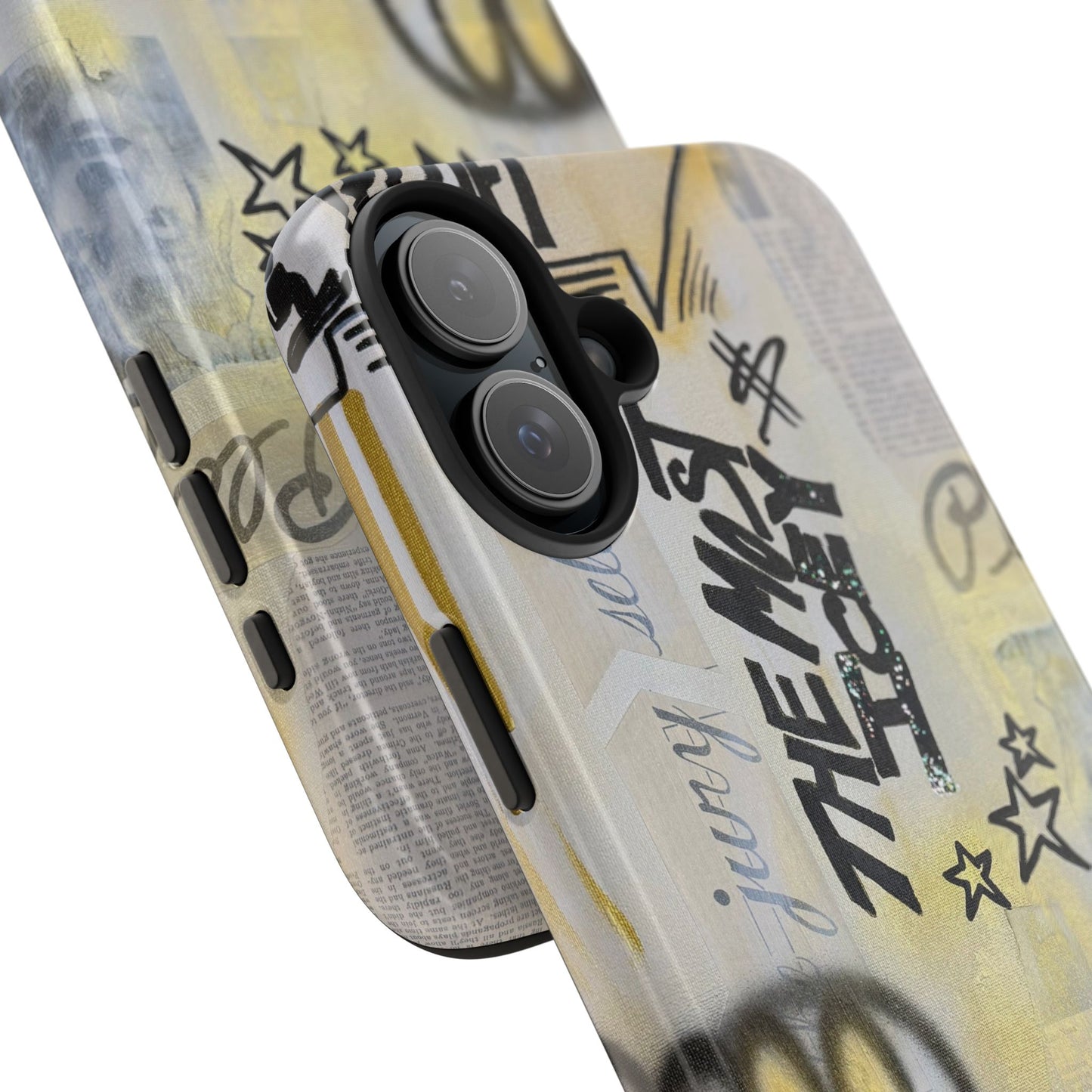 "golden glacier" airbrush iPhone case
