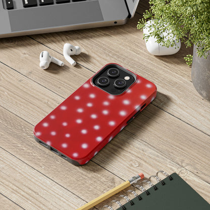 "cherry crush polka dot" airbrush iPhone case
