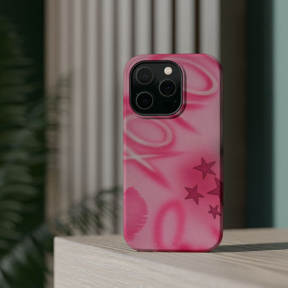 MagSafe "perfectly pink" airbrush iPhone case