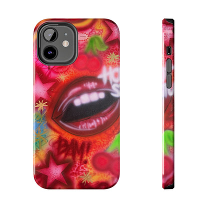 "hot stuff" airbrush iPhone case