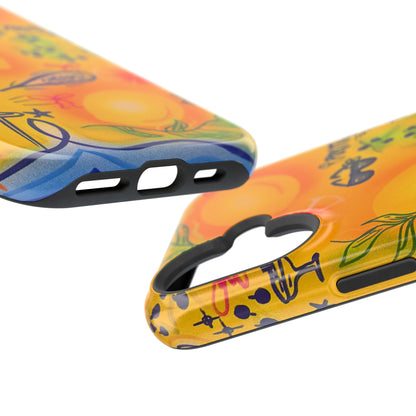MagSafe Airbrush iPhone Hülle „citrus coastline“