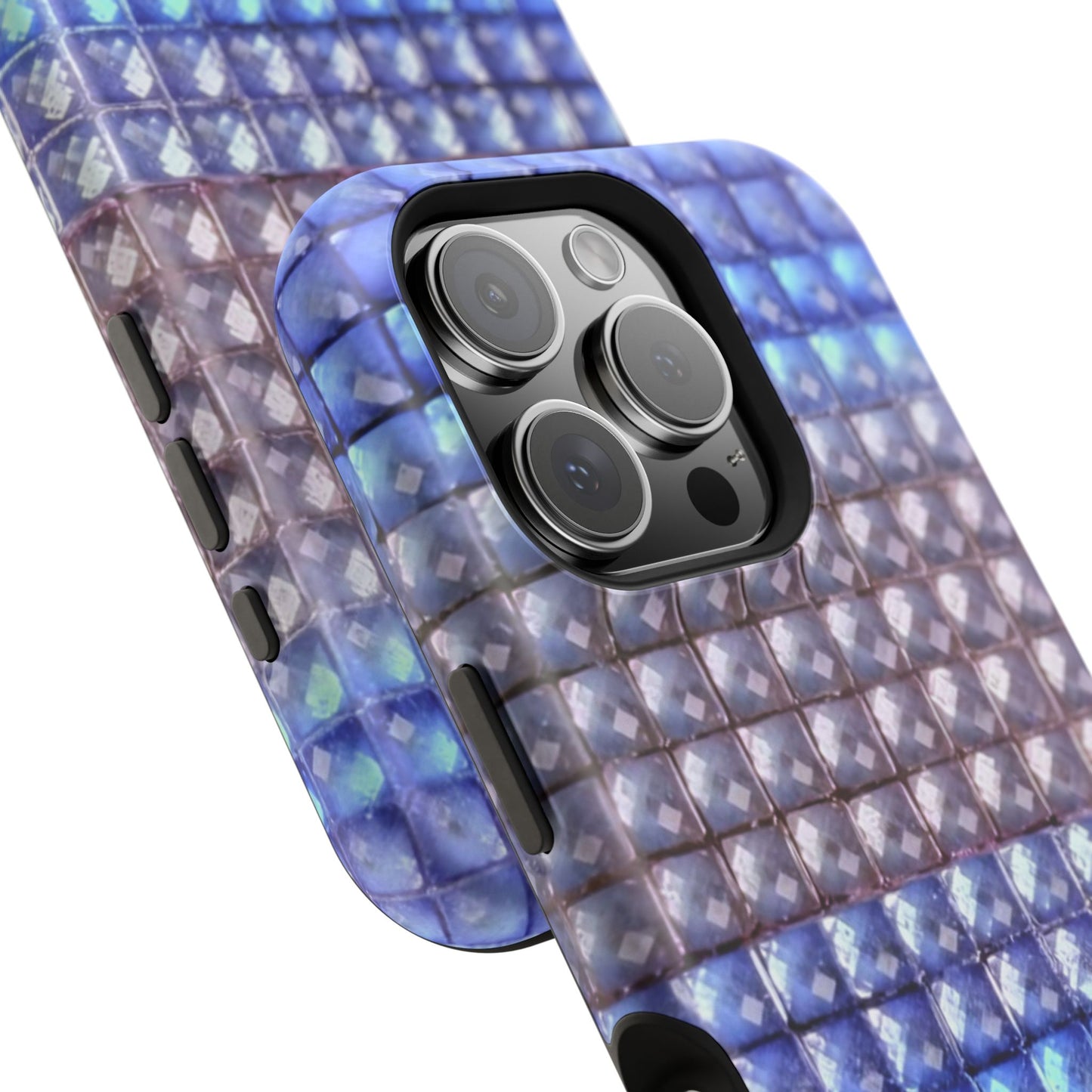 MagSafe "blue studs" airbrush iPhone case