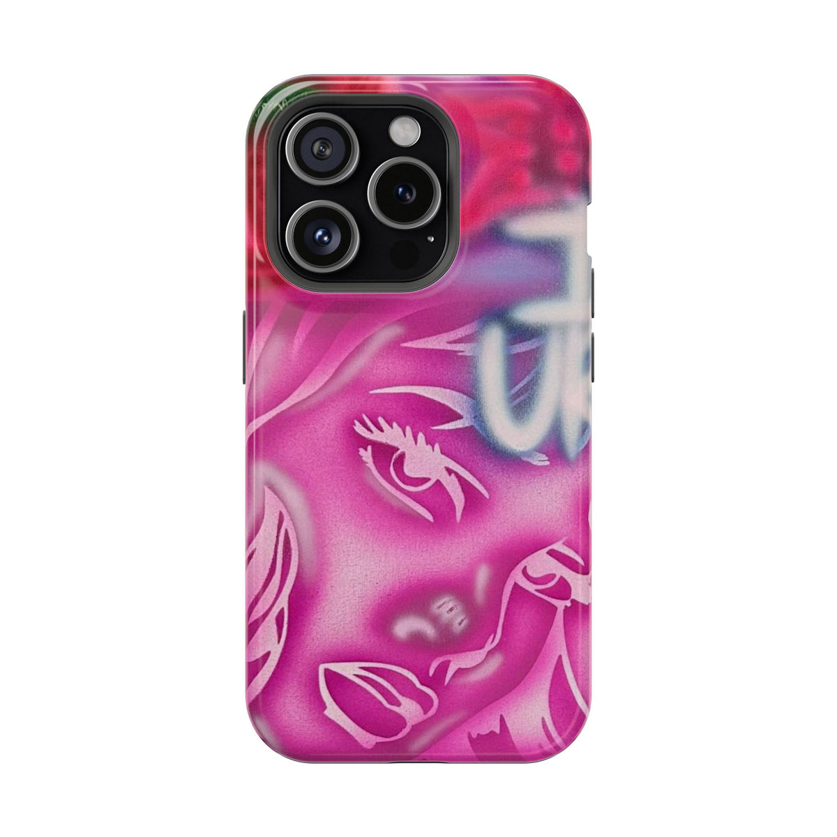 MagSafe „girlz WRLD“ Airbrush iPhone-Hülle