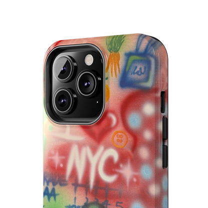 "i <3 NYC" airbrush iPhone case