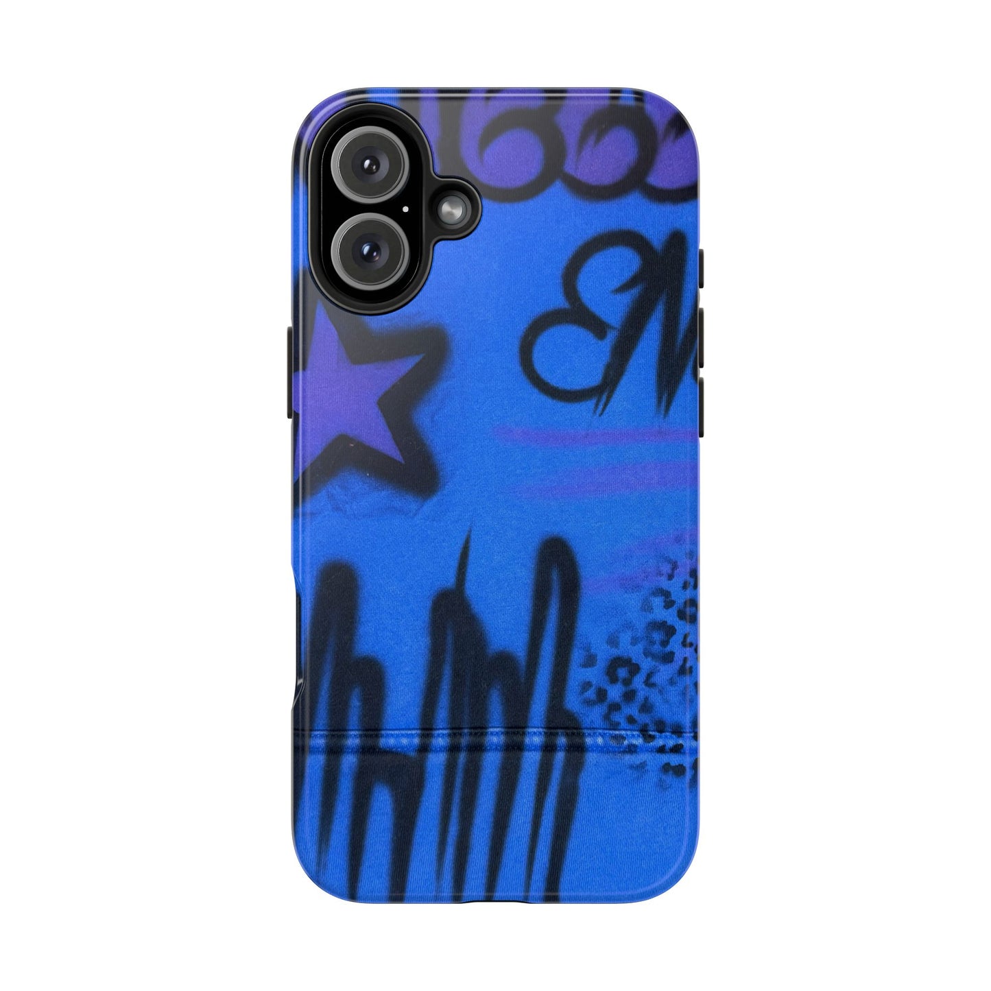 "infamous indigo" airbrush iPhone case