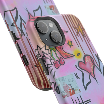 MagSafe "cherry. luvr" Airbrush iPhone-Hülle