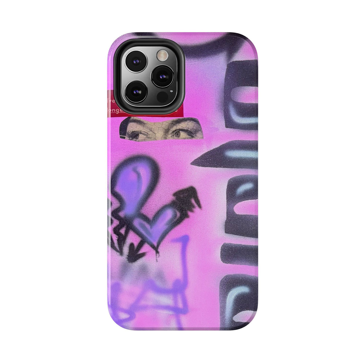"Lila Prinzessin" Airbrush iPhone Hülle