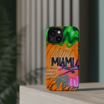 MagSafe "miami, fl" Airbrush iPhone Hülle
