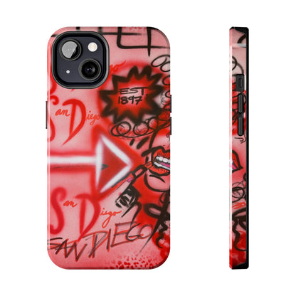 "san diego" airbrush iPhone case