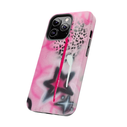 "pink cheetah" airbrush iPhone case