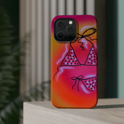 MagSafe "glitter bikini" airbrush iPhone case