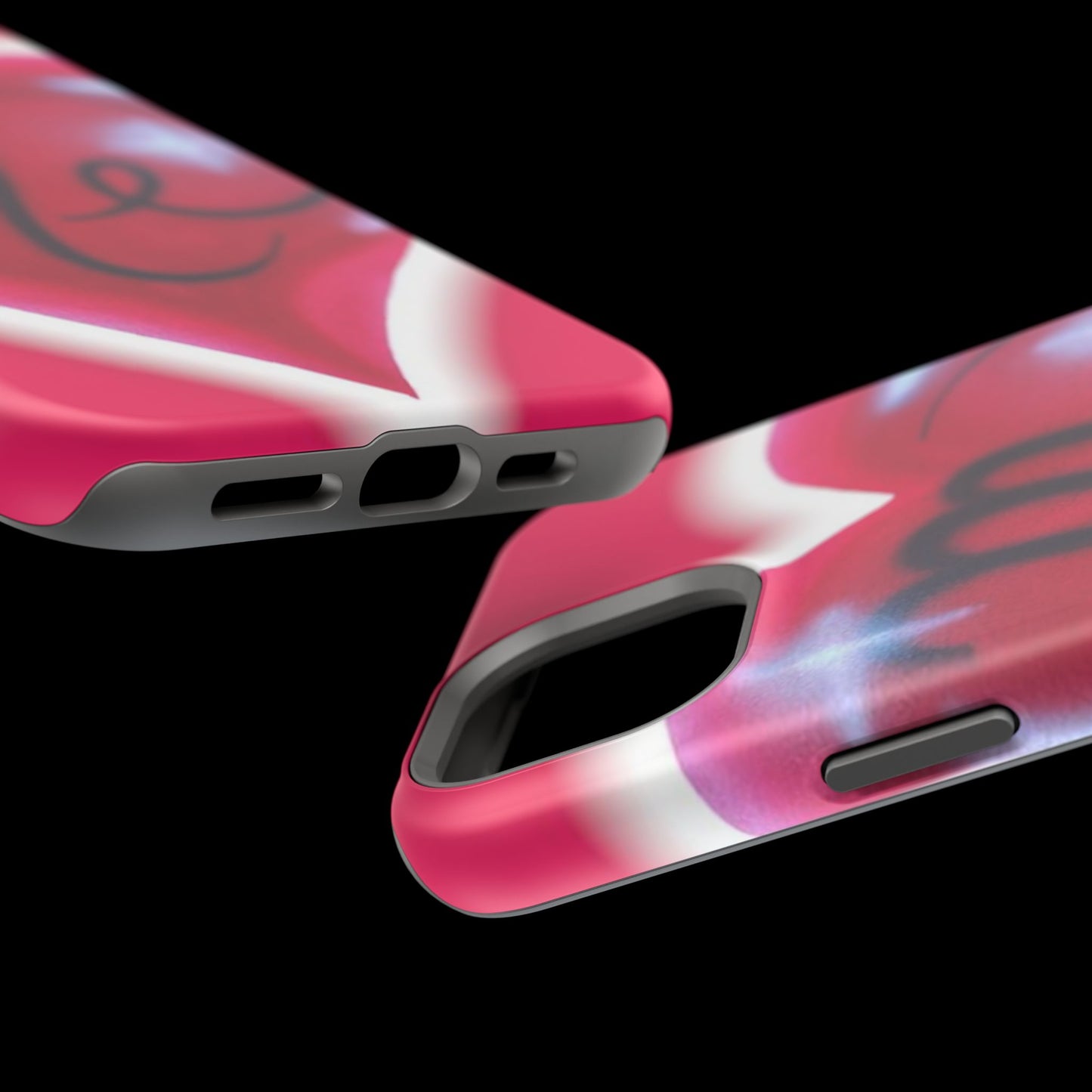 MagSafe "i <3 me" Airbrush iPhone Hülle