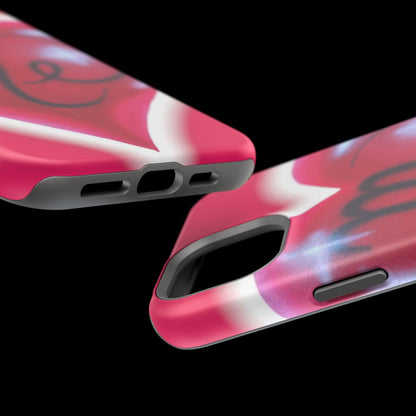 MagSafe "i <3 me" Airbrush iPhone Hülle