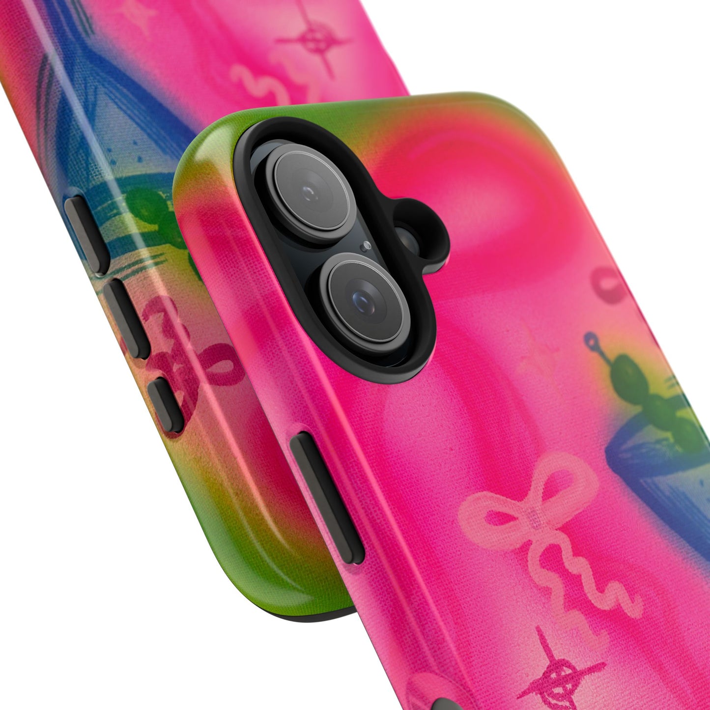 "bow martini" airbrush iPhone case