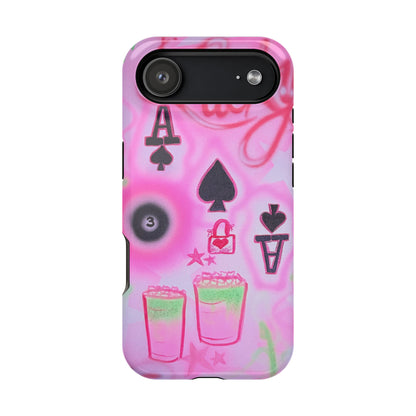 MagSafe "lucky ace" airbrush iPhone case