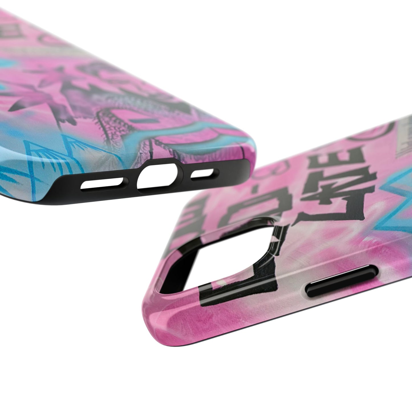 "avant le ski" airbrush iPhone case