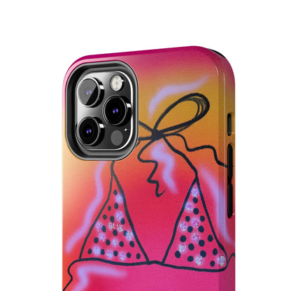 "glitter bikini" airbrush iPhone case