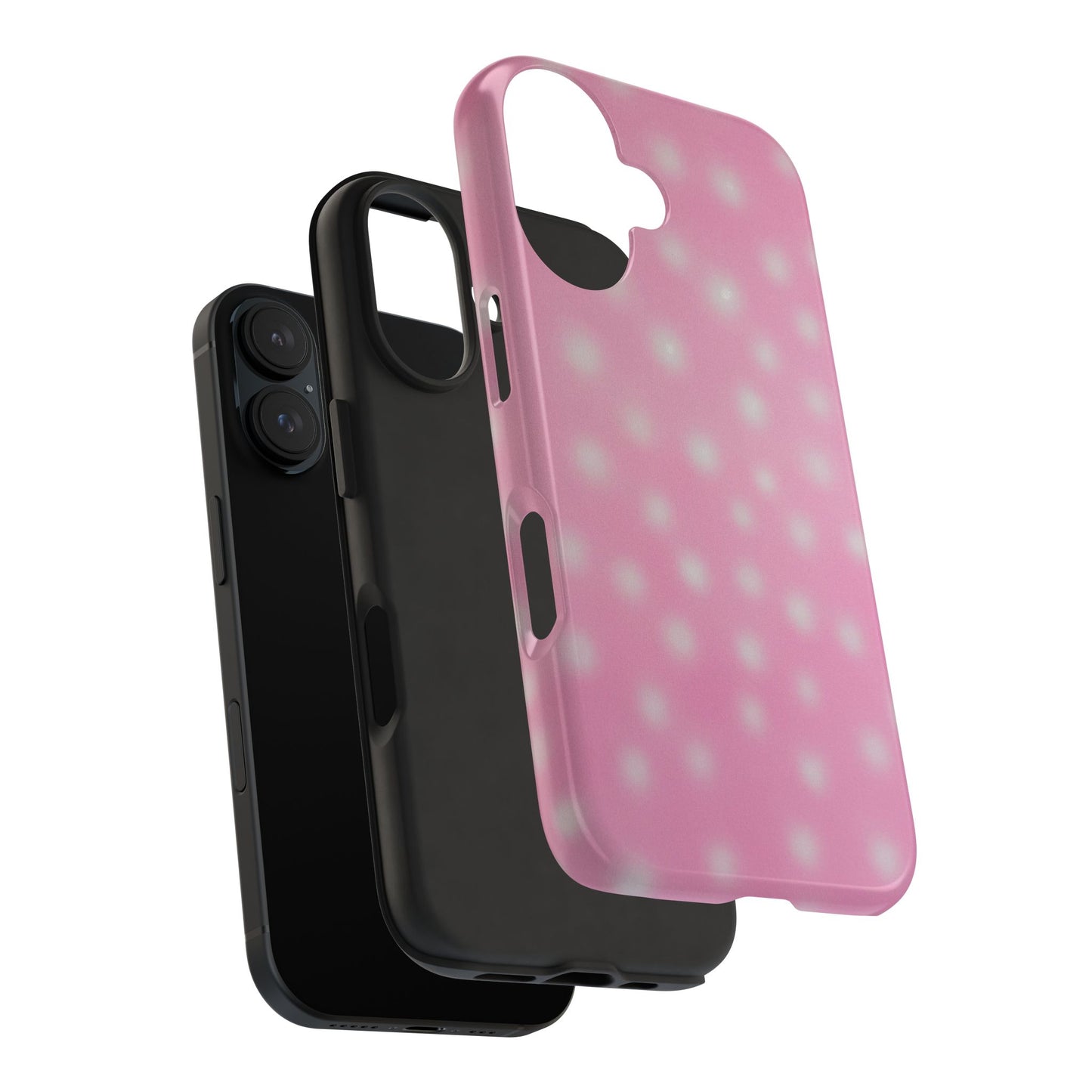 "strawberry swirl polka dots" airbrush iPhone case