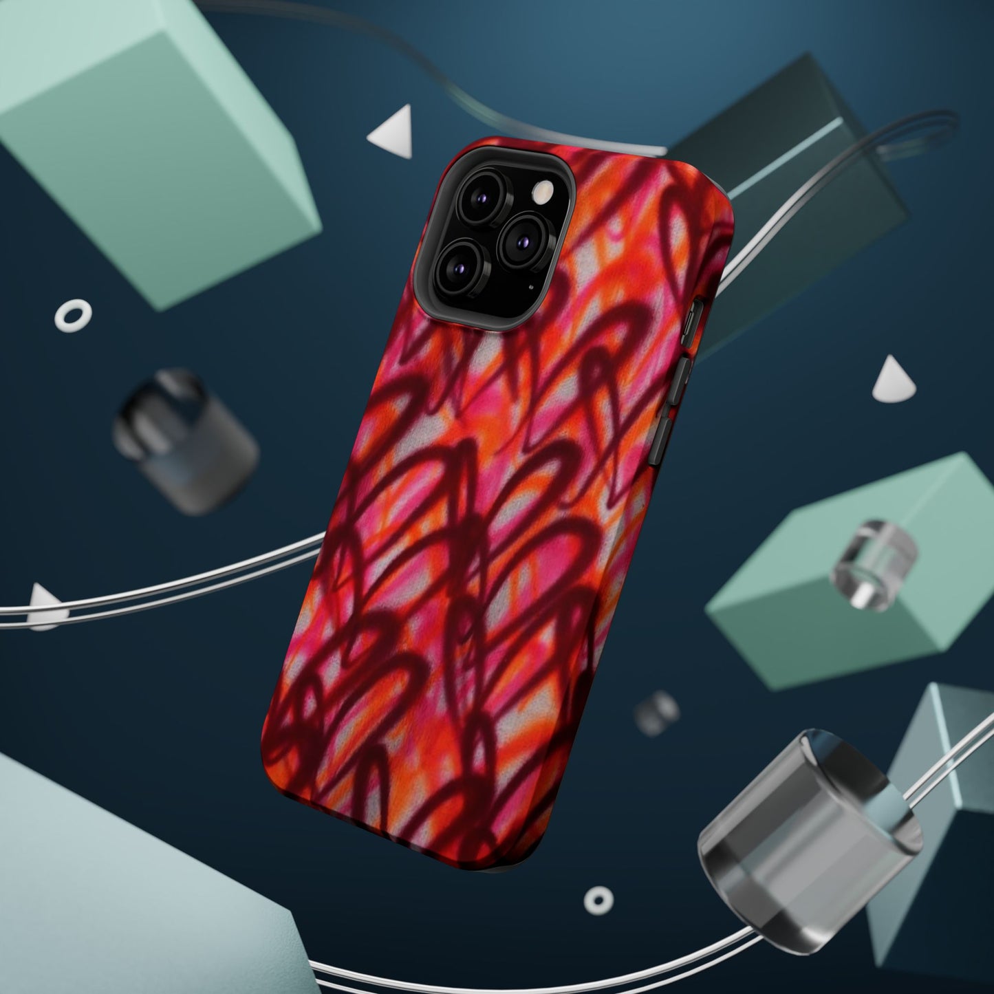 MagSafe „Graffiti Love“ Airbrush iPhone Hülle