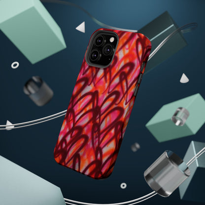 MagSafe „Graffiti Love“ Airbrush iPhone Hülle