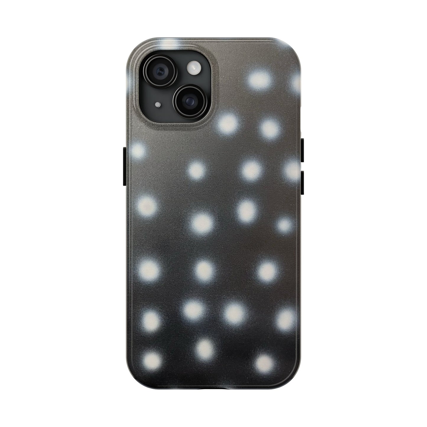 "coconut noir polka dot" airbrush iPhone case
