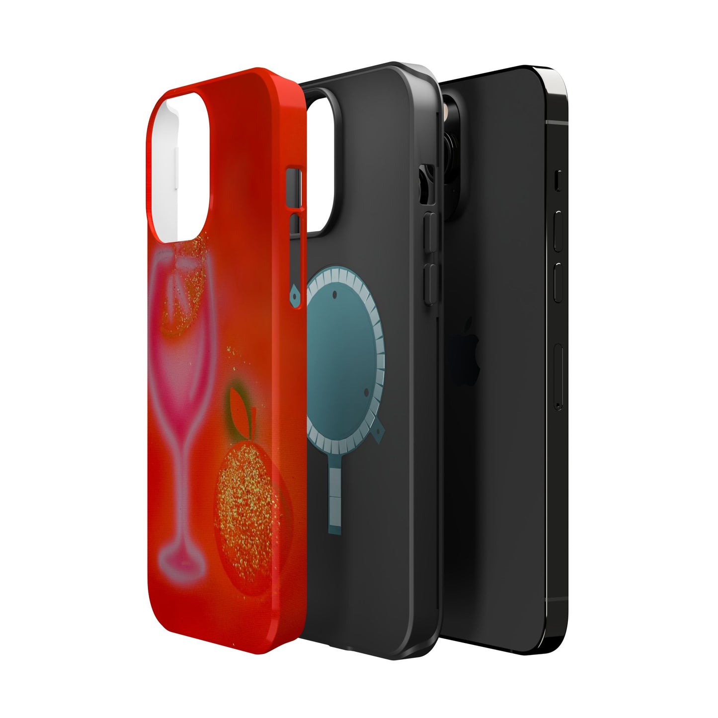 MagSafe "aperol spritz" airbrush iPhone case