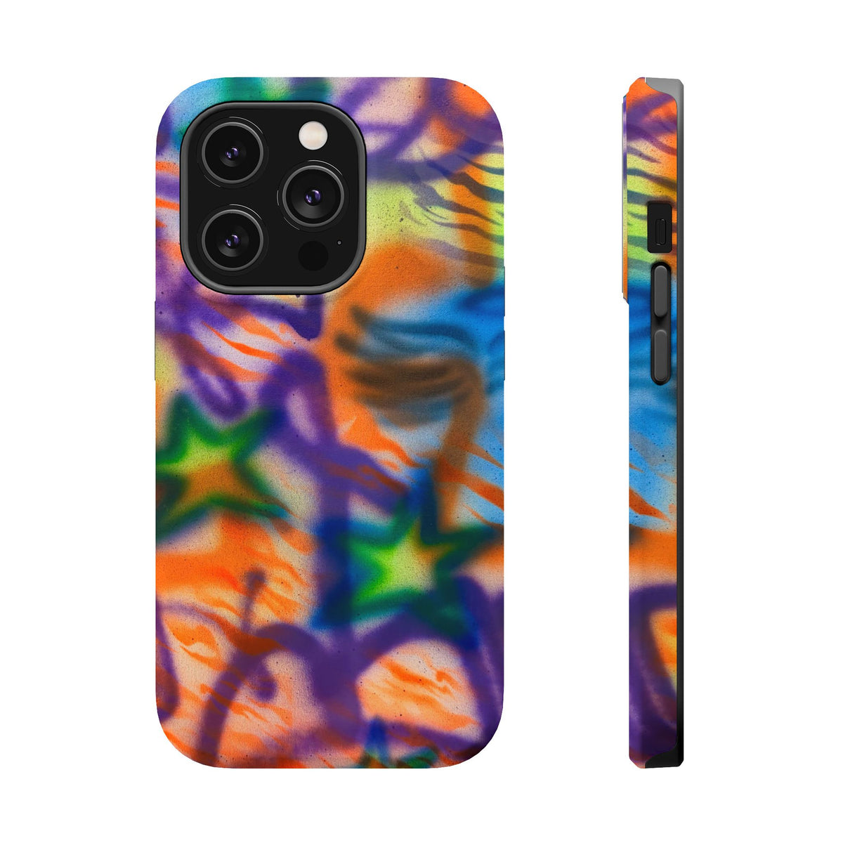 MagSafe "streetwear angel" airbrush iPhone case