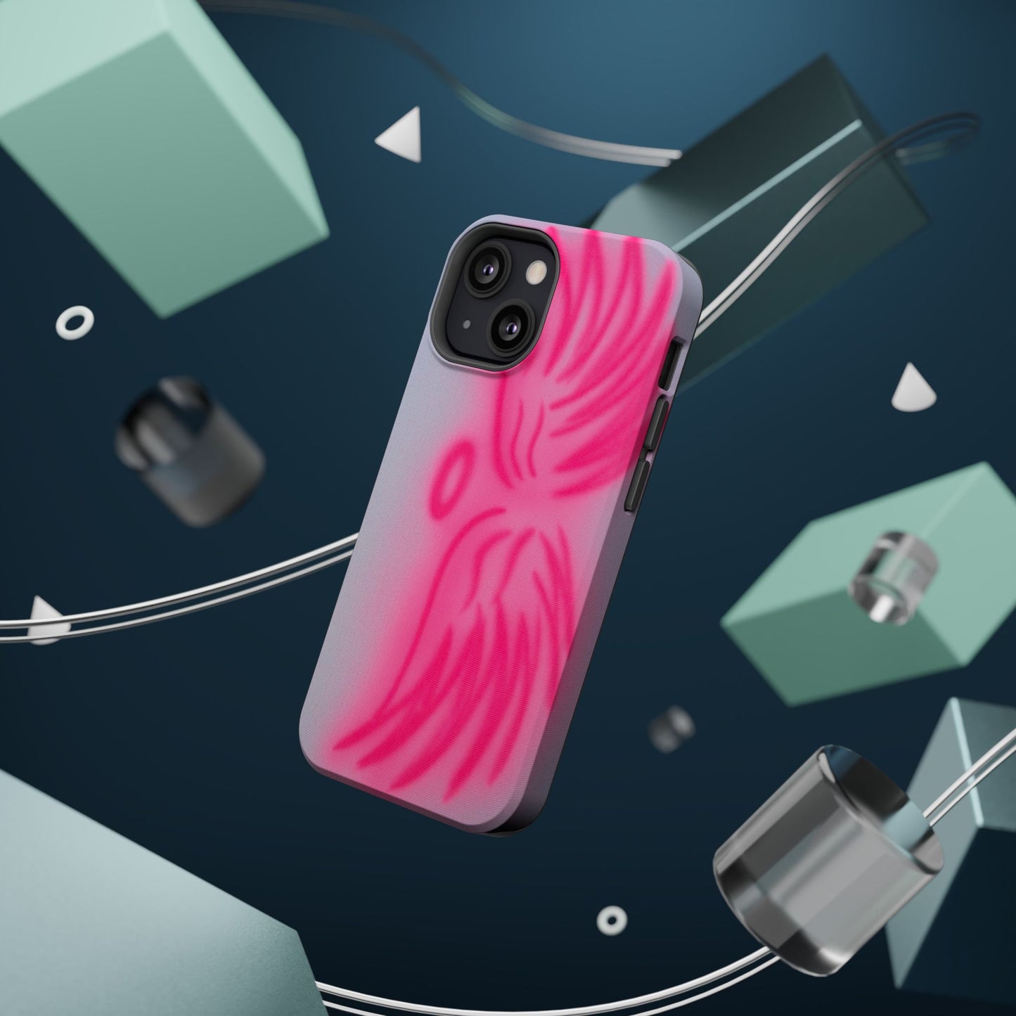 MagSafe "angel wings" airbrush iPhone case