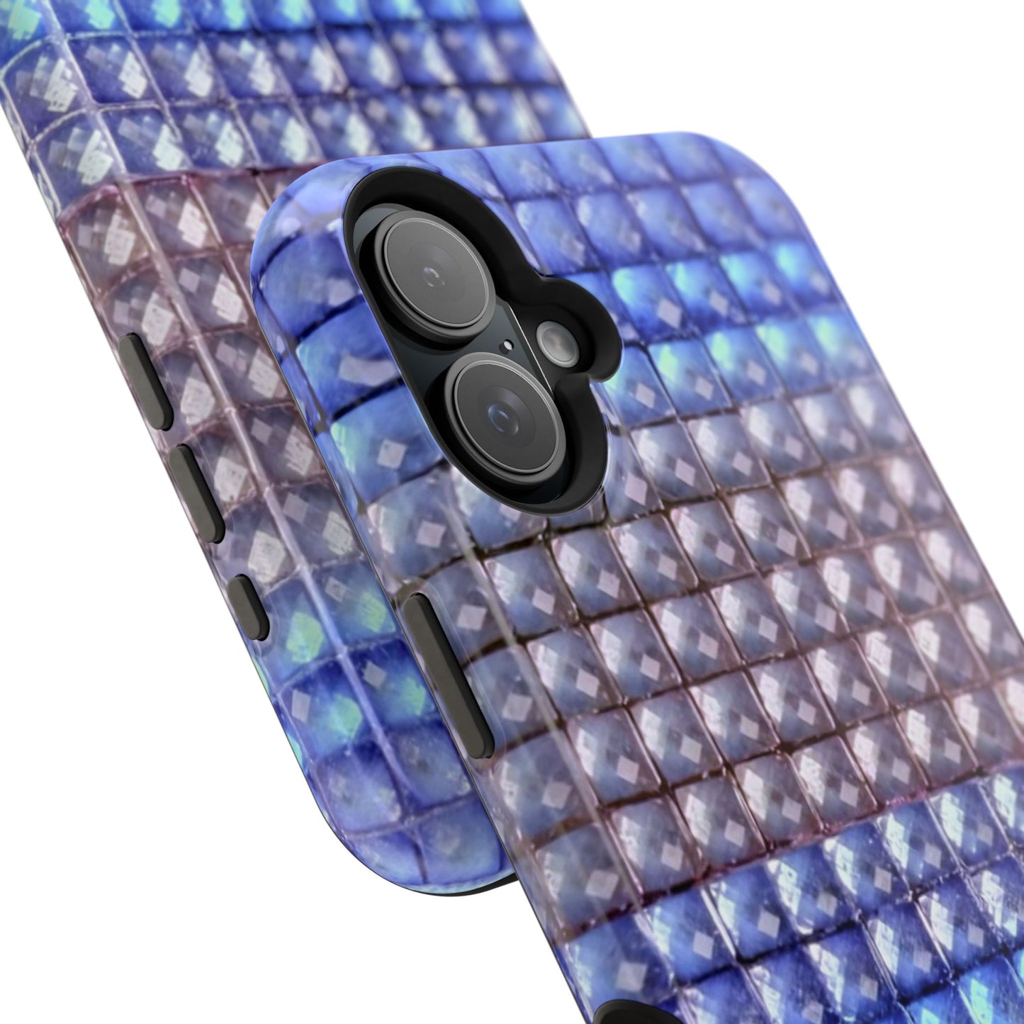 MagSafe "blue studs" airbrush iPhone case