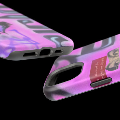 MagSafe "purple princess" airbrush iPhone case