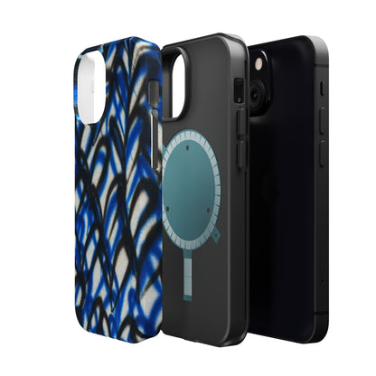 MagSafe "abstract hearts" airbrush iPhone case