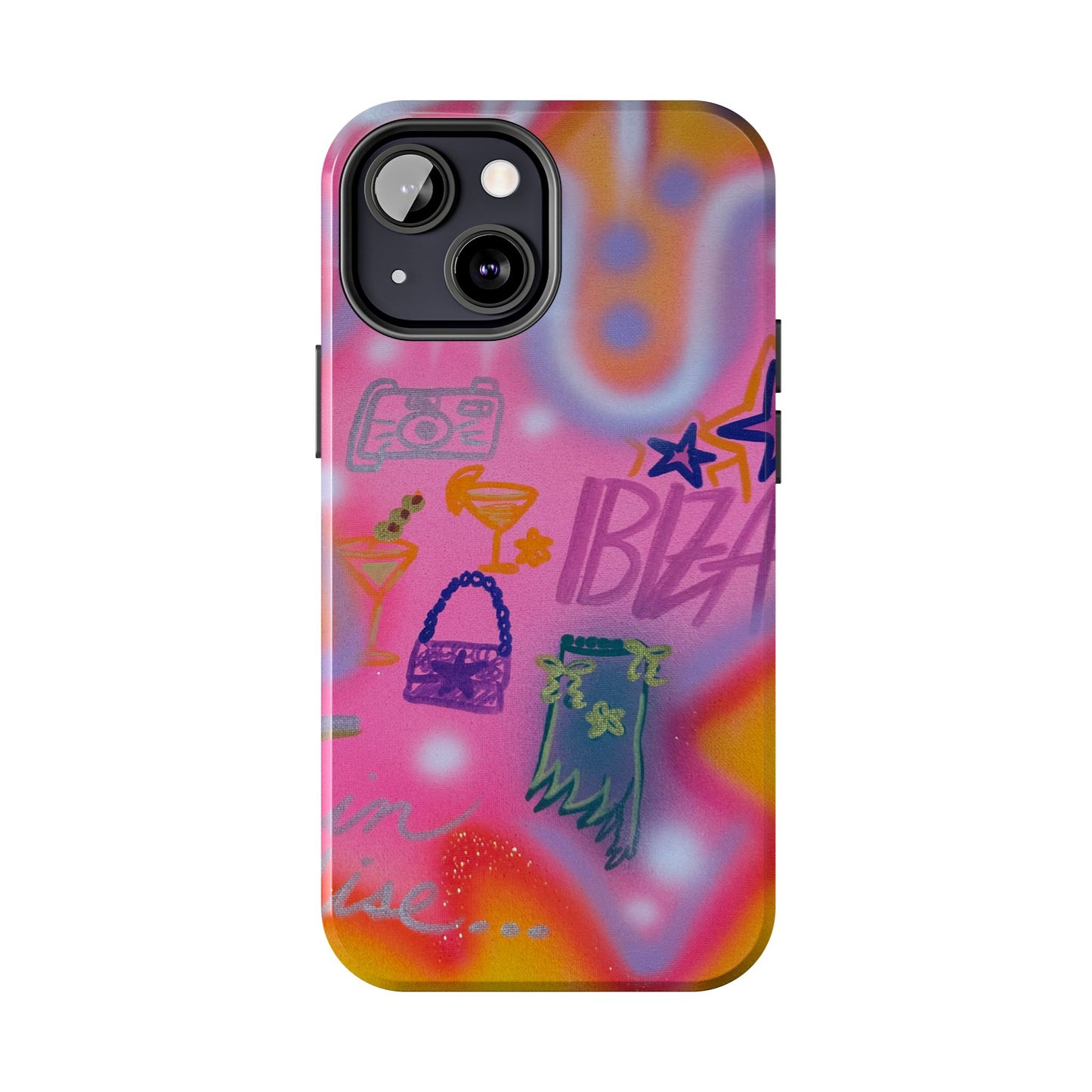 "ibiza" airbrush iPhone case