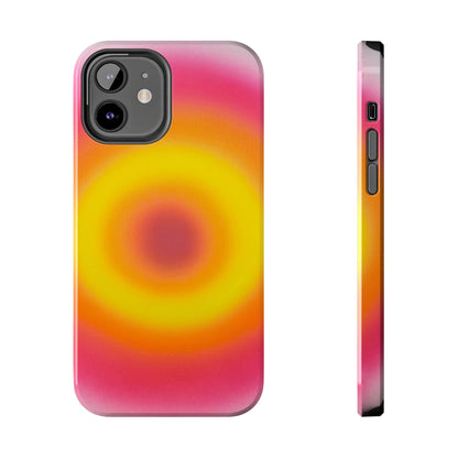"pink lemonade aura" airbrush iPhone case
