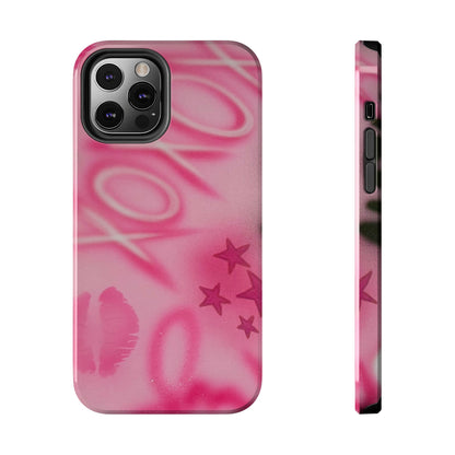 "perfectly pink" airbrush iPhone case