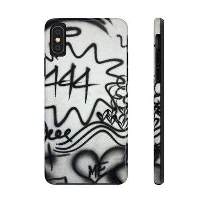 "444” airbrush iPhone case