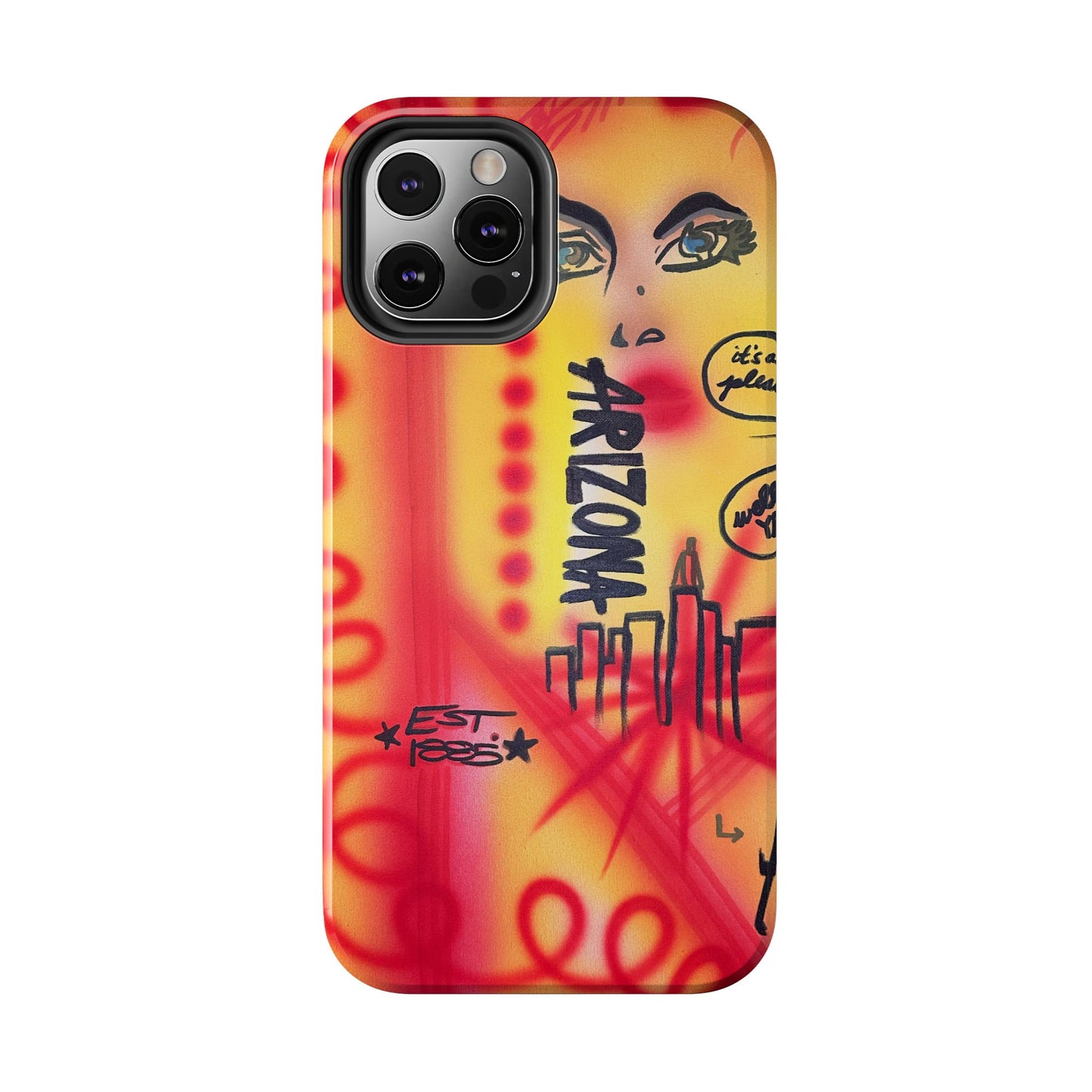 "arizona state university" airbrush iPhone case
