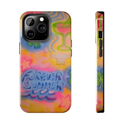 "forever summer" airbrush iPhone case